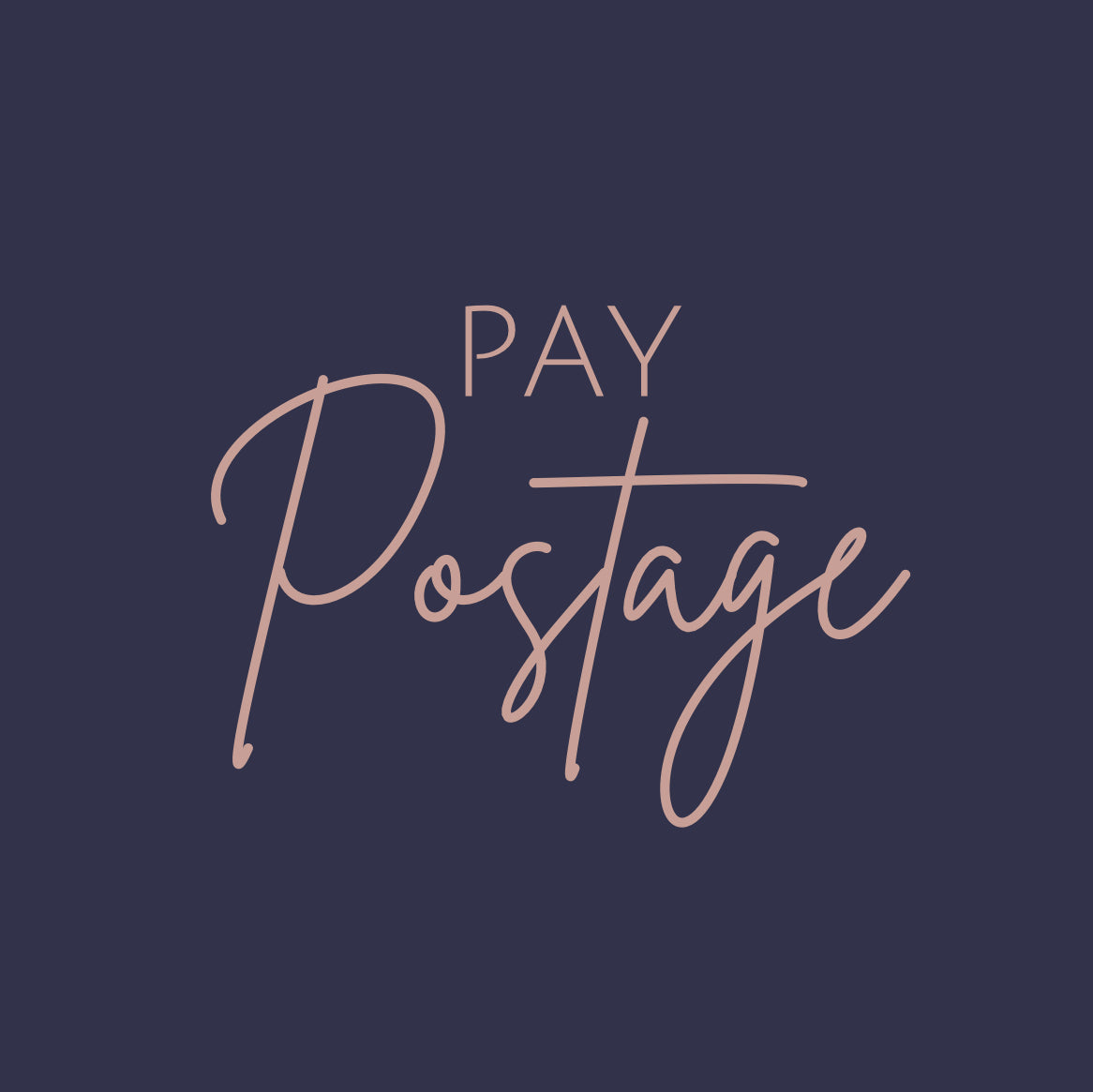 Pay Postage